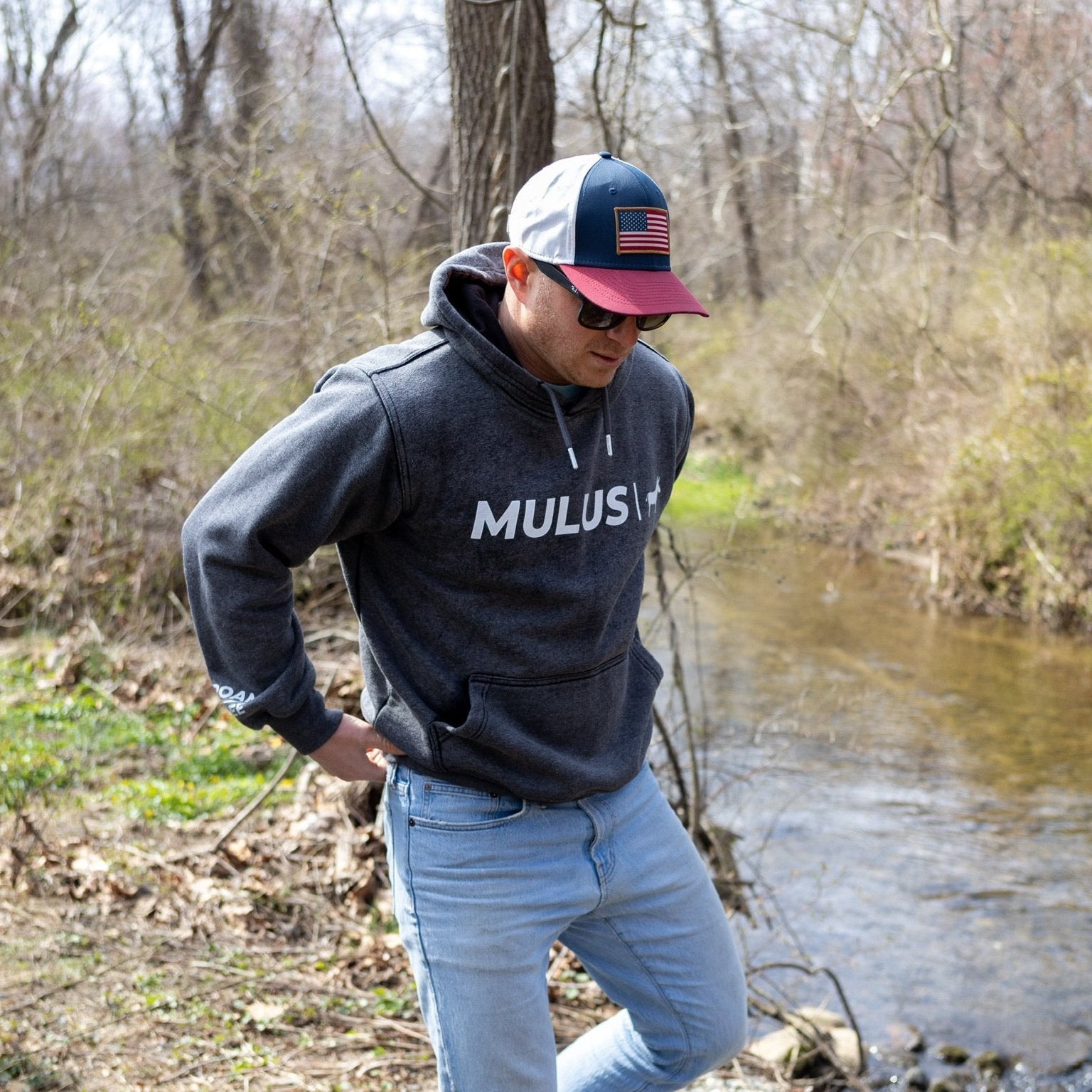MULUS Brand Stone Washed Hoodie