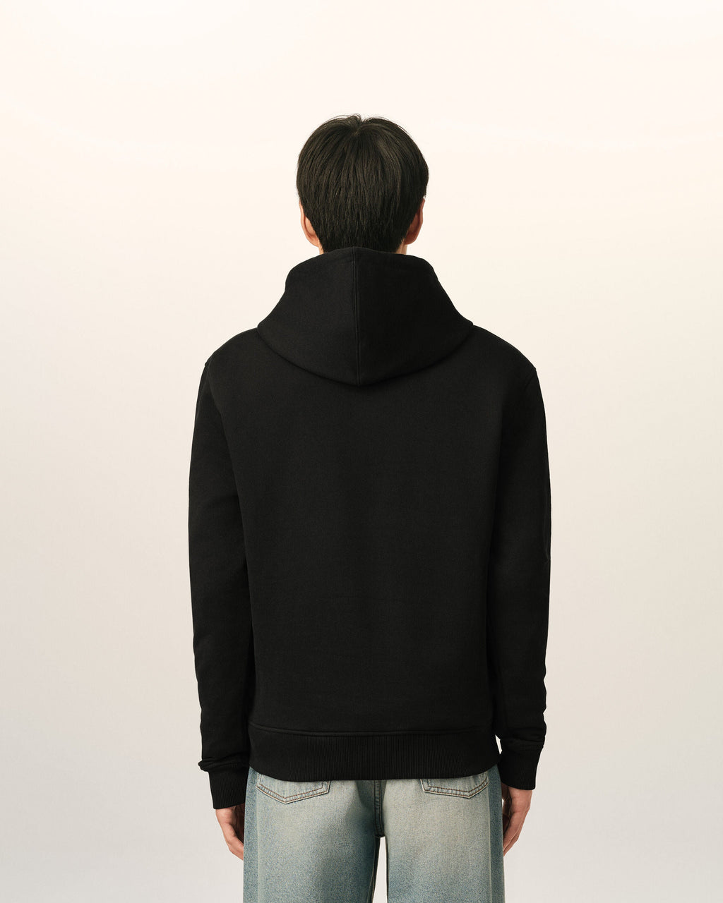 Ami Paris Ami de Coeur Unisex Hoodie Organic Cotton Black