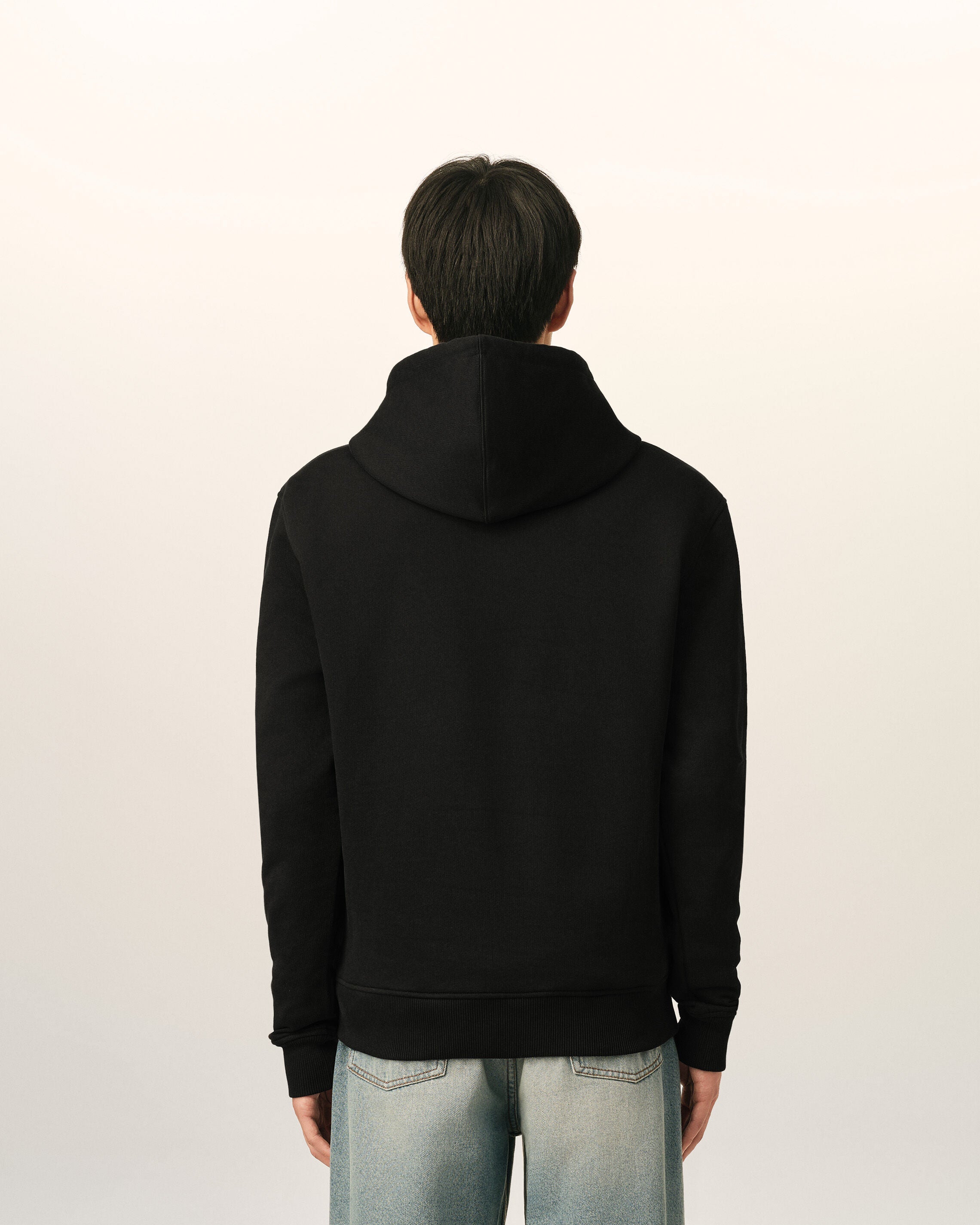 Ami Paris Ami de Coeur Unisex Hoodie Organic Cotton Black